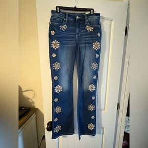 Miss me mid rise, boot cut jeans size 29 waist 34 in length new with tags